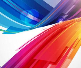 Multicolor lines background vector