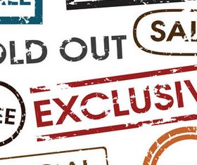 Color Grunge Signs 2 vector