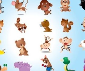 Animal Characters Vectors vector graphics