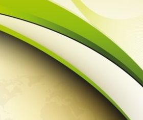 Green dynamic lines business background vector