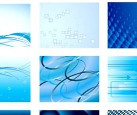 Different Bright blue background vector graphics