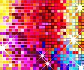 color Neon effect Background vectors material