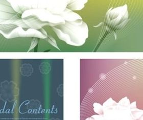 Personality rose white background creative vector
