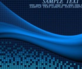 Technology blue design elements background creative vector
