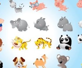 Animal Cartoons Pack vector