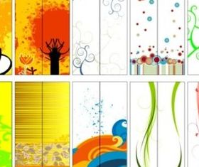 Fashion decorative background vectors material