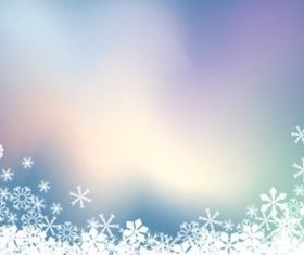 Dream snow background vector