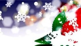 Bright dreamy snowflake background set vector