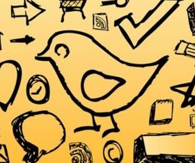 Hand Drawn Icons vector