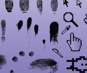 Fingerprint Pointer Graphics vector graphics