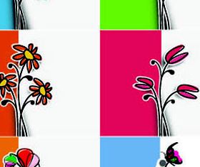 Hand drawn Flowers vector