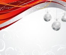 Christmas design elements dynamic lines background vector