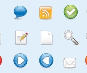 Web Icons vector graphics