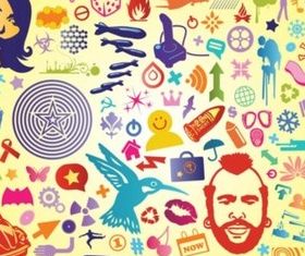 Vector Design Elements shiny vector