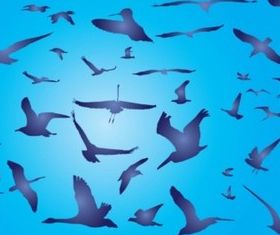 Free Birds Illustration vector