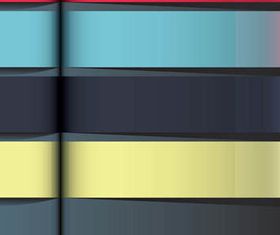 Ribbon with arrow vector