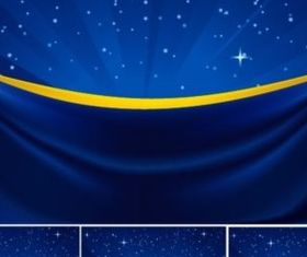 stars stage background vector