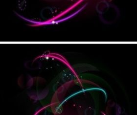 Shiny design background set vector