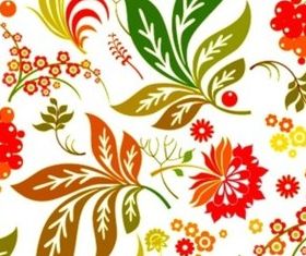 Brilliant flower tiled design backgrounds vector