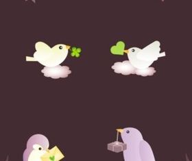 Love Birds vector