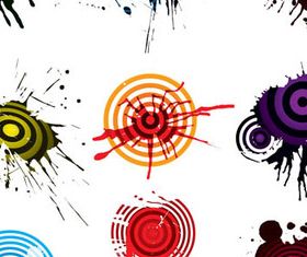 Colorful Grunge Elements 2 vector