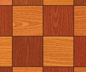 Square wood background vector