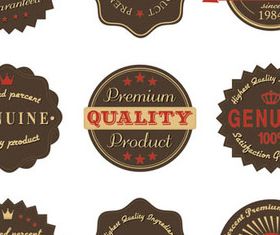 Vintage circular Sale Labels 2 vector