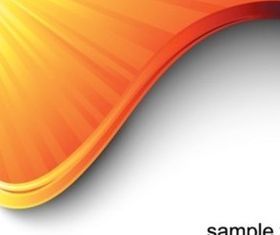 Creative wave line light background vector graphics