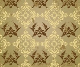 Classical style pattern background vector graphic