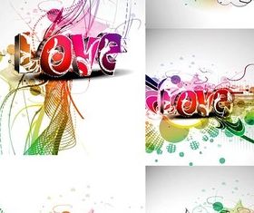 The Different stereo LOVE word vector