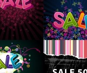 Sale design elements vector