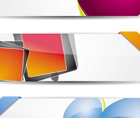 Shiny Banners vector