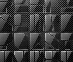 Dark glass background vector design