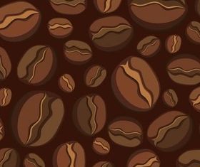 Lovely coffee beans background vectors