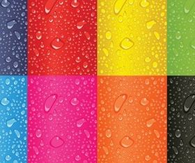 Colorful water background vector design