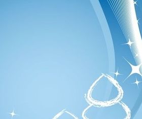 Winter fantasy background vectors