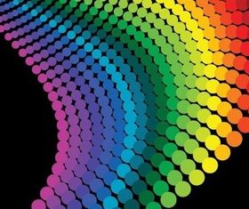 gradient colorful dots background vector