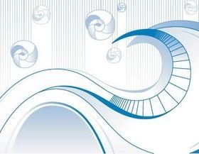 Thread lines background Simple fashion set vector