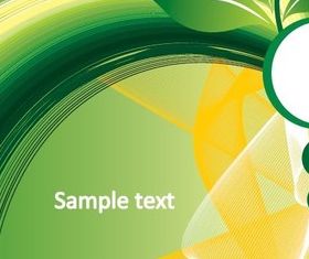 breath spring green background vector graphics