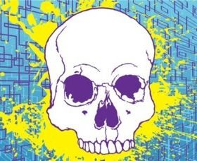 Free Skull background vector