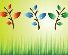 Grass Plants Vectors