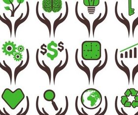 Hands Symbols vector