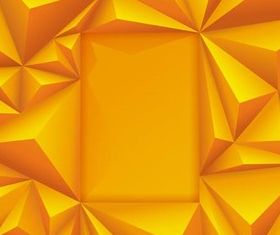 Yellow Backgrounds 2 set vector