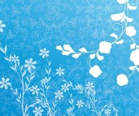 Spring Flowers Background vectors graphic