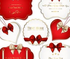 Elements with Ribbons 2 vector