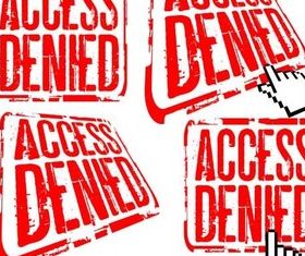 Grunge Access Stamps vectors material