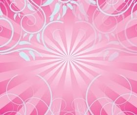 Free Pink Swirls Background vector graphics