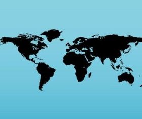 Map Silhouette vector