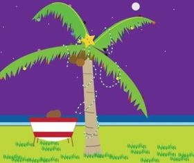 Tropical Ocean Background creative vector