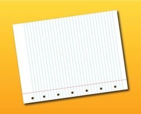 Notebook Page shiny vector